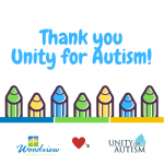 Unity for Autism thank you graphic