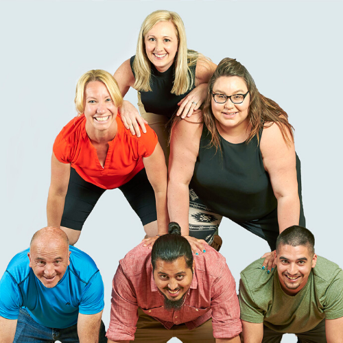 human pyramid